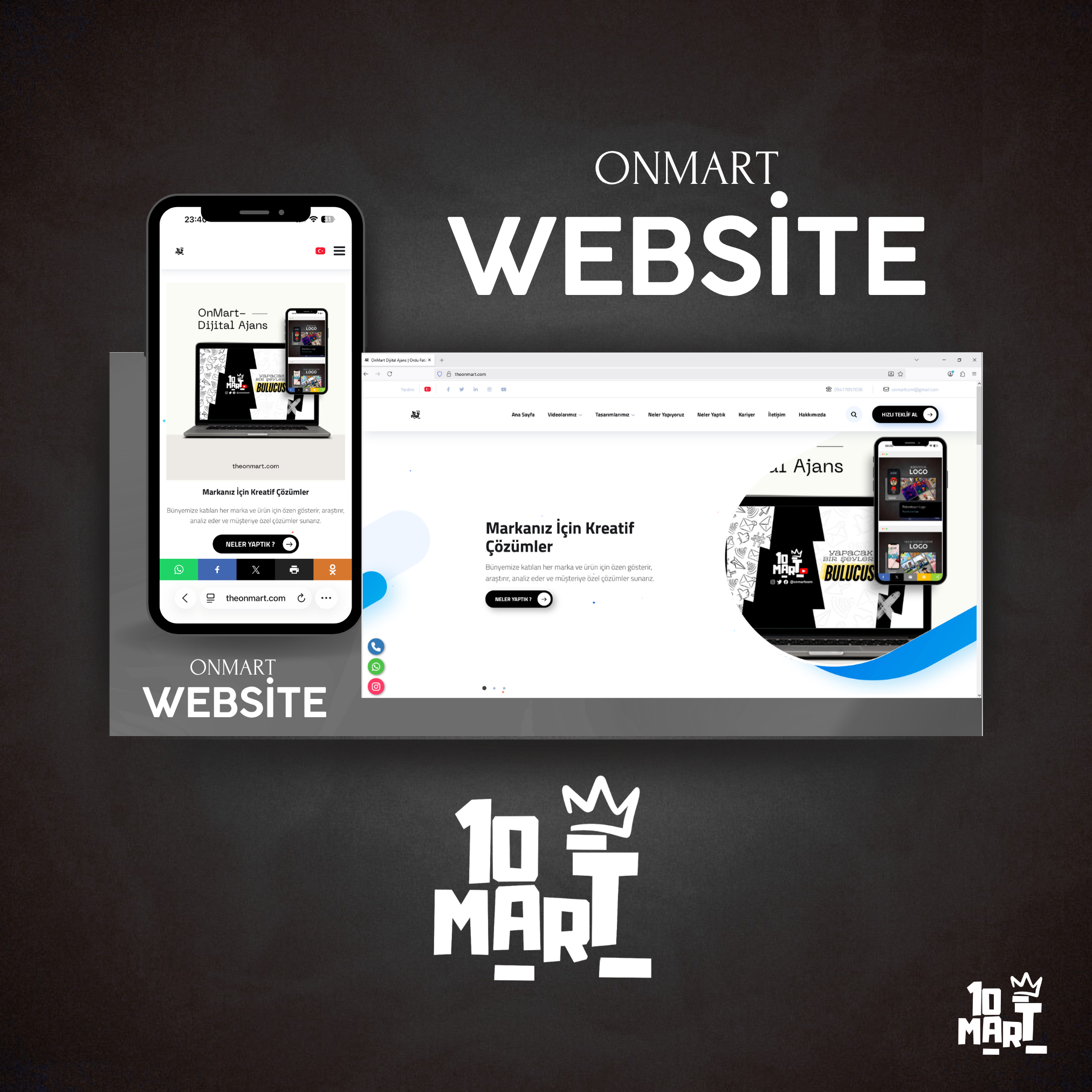 OnMart – Web Sitesi Tasarımı