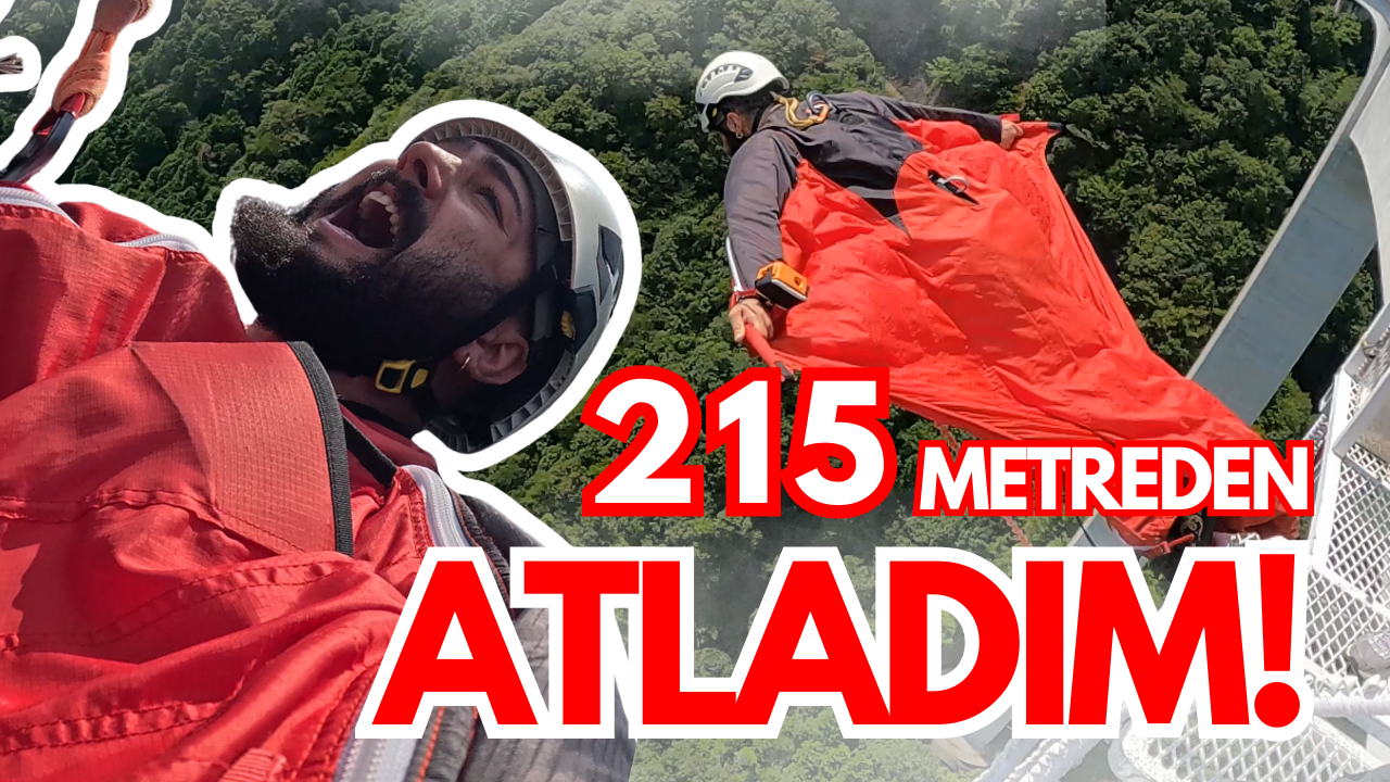 215 Metreden Bungy Jumping!